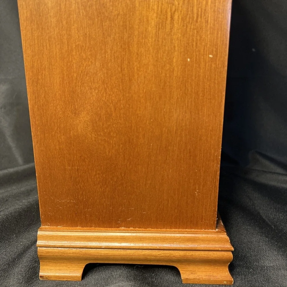 Vintage Tall Wooden 6 Drawer Jewelry Box/Organizer Necklace Hanger 11.5